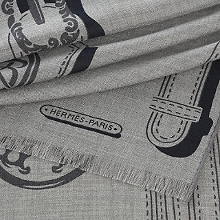 エルメス レクタングル ストール チャーム柄ET GRIS GRIS Et Gris Gris rectangle | Hermès UAE